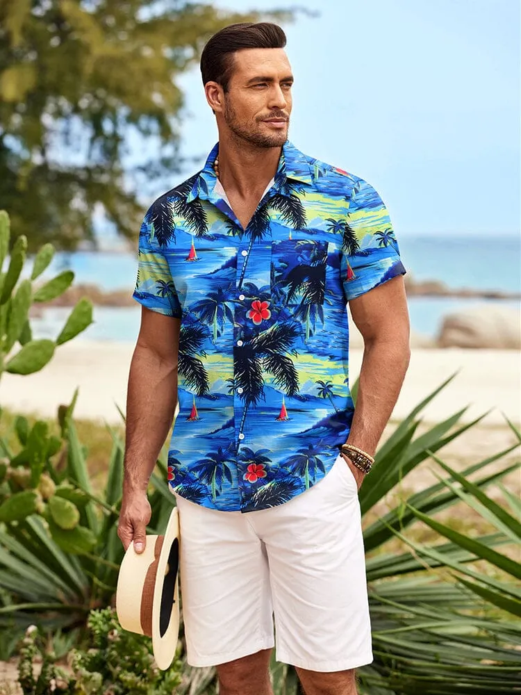 Summer Beach Floral Print Shirt (US Only)