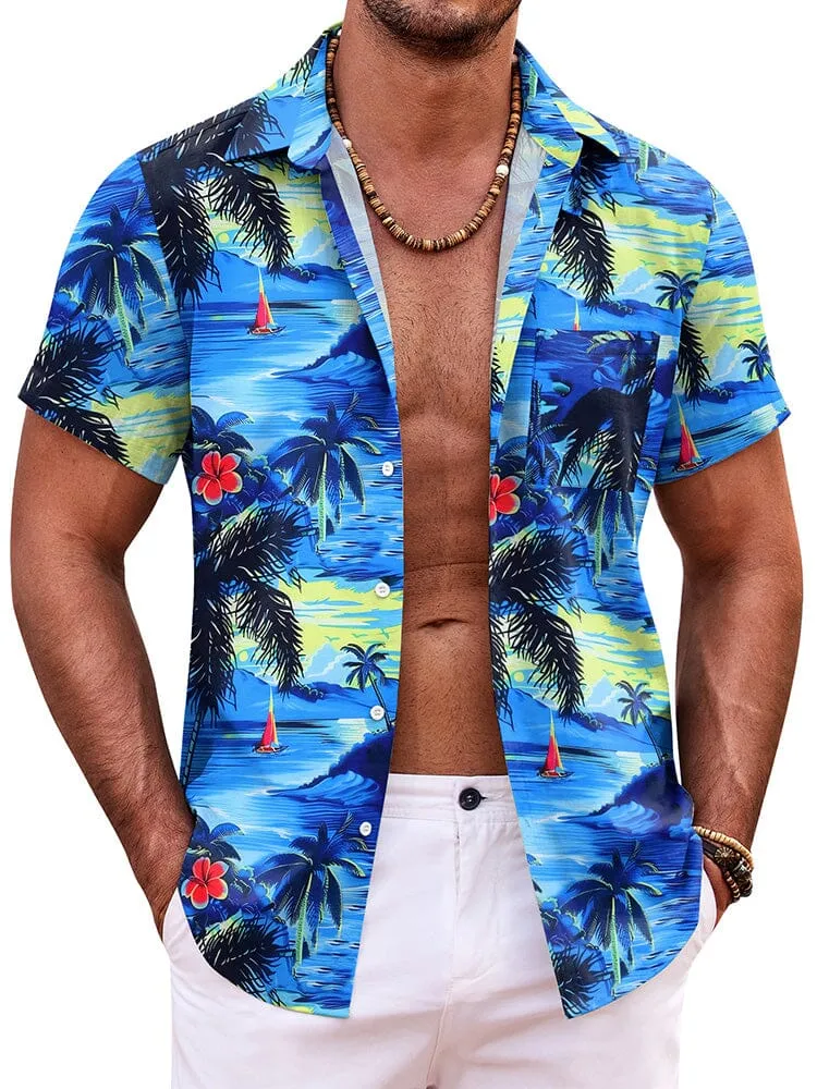 Summer Beach Floral Print Shirt (US Only)