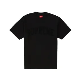 Supreme Chenille Arc Logo S/S Top- Black