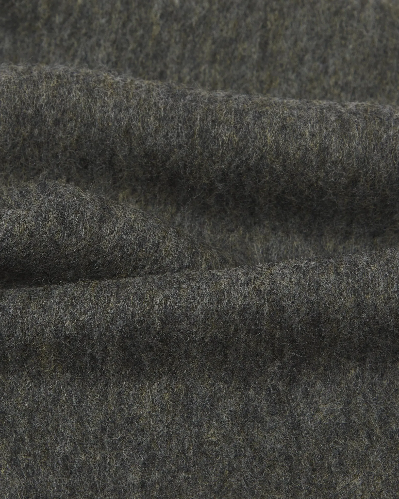 UK Wool Scarf - Lowlands in Grey