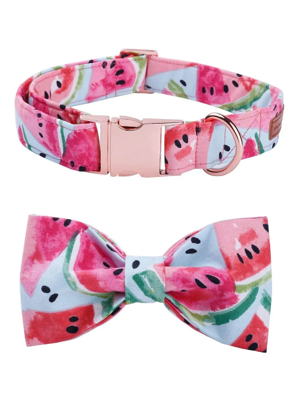 Watermelon Bow, Collar, Leash