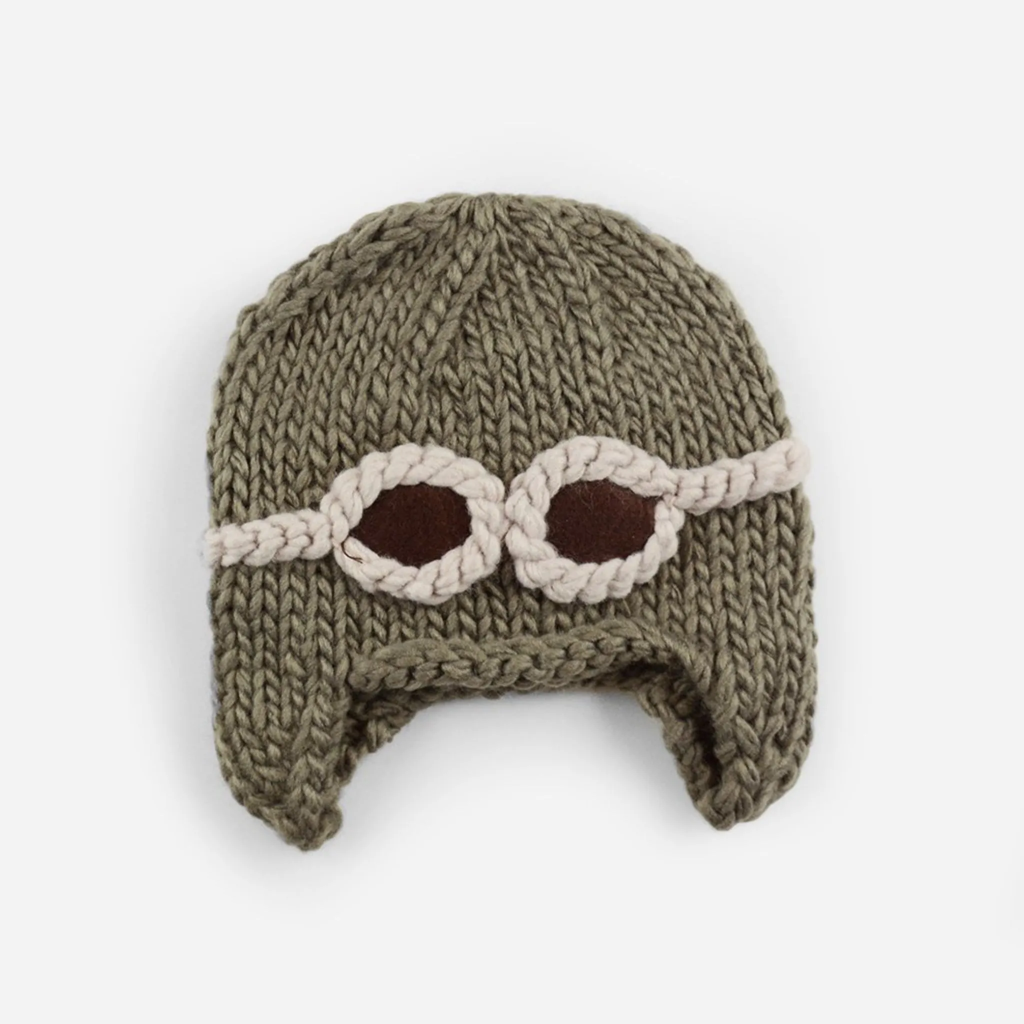 Wilbur Aviator with Goggles Knit Hat