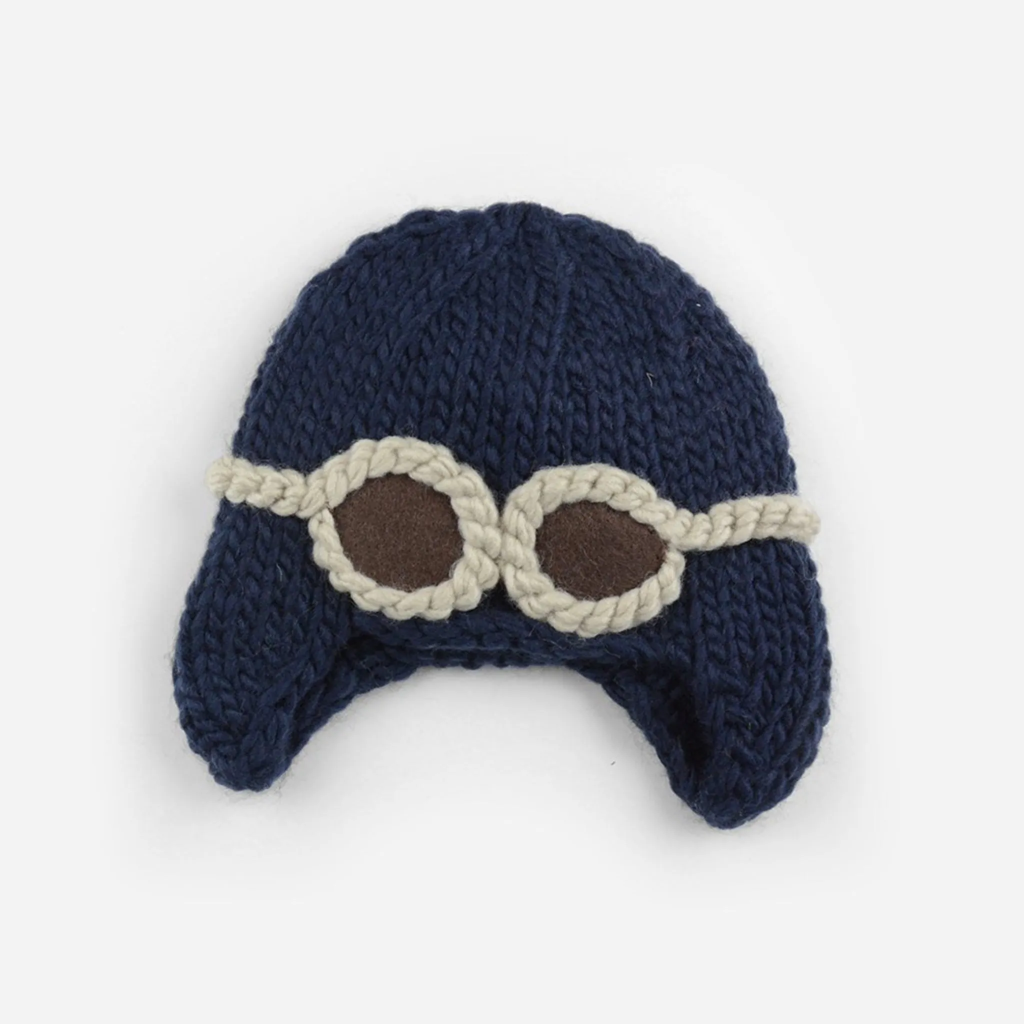 Wilbur Aviator with Goggles Knit Hat