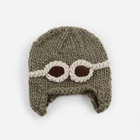 Wilbur Aviator with Goggles Knit Hat