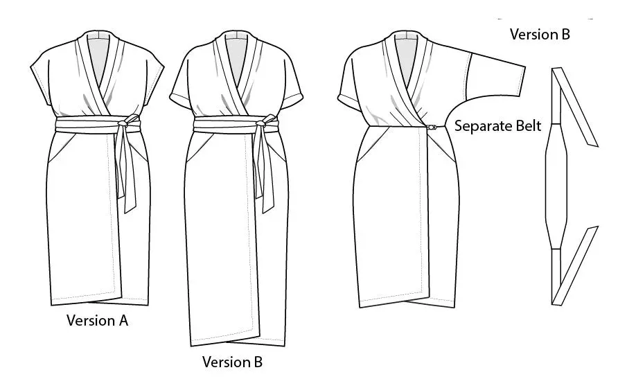 Wildwood Dress Curvy - Sewing Pattern | Sew House 7