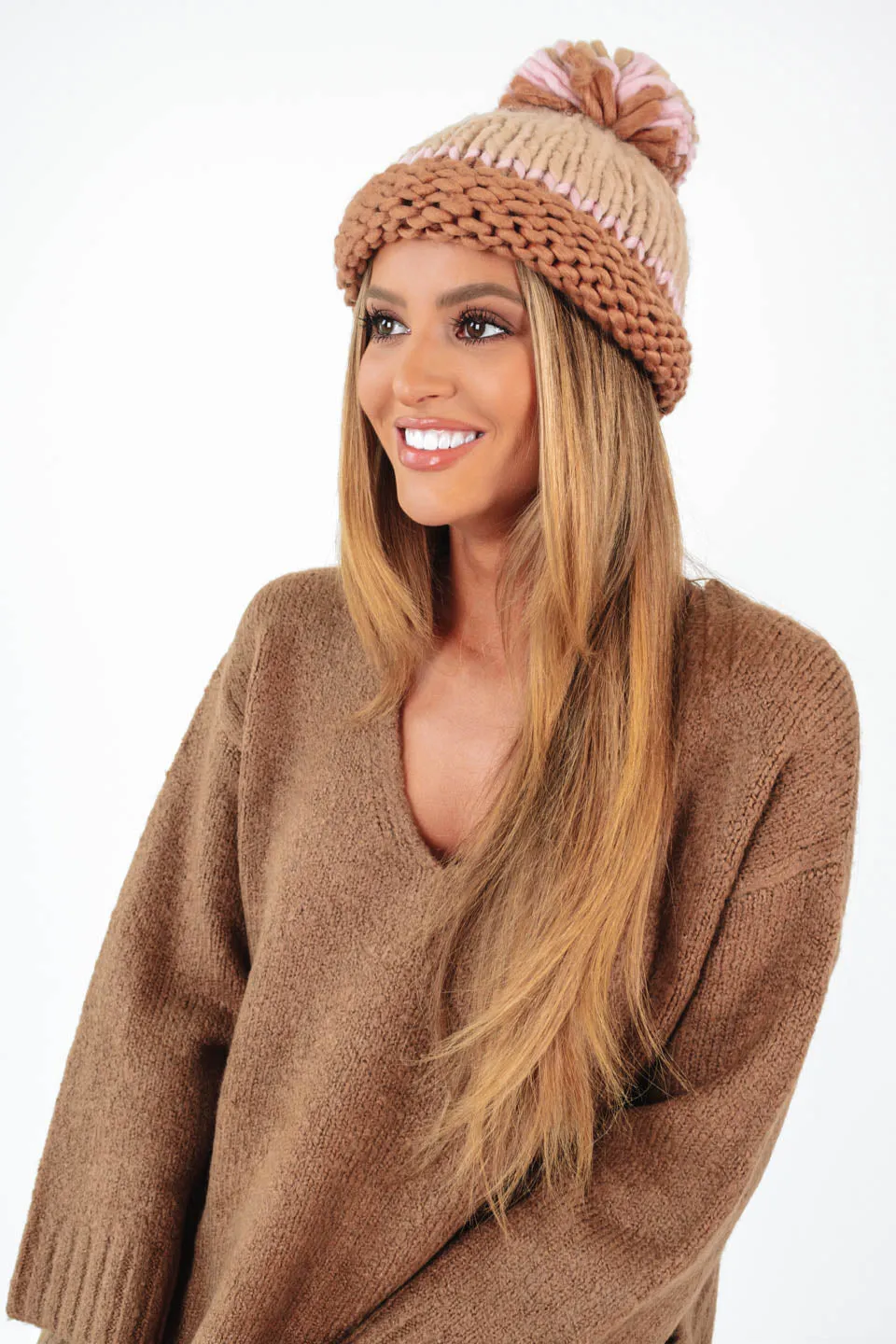 Winter Wonderland Beanie - Taupe