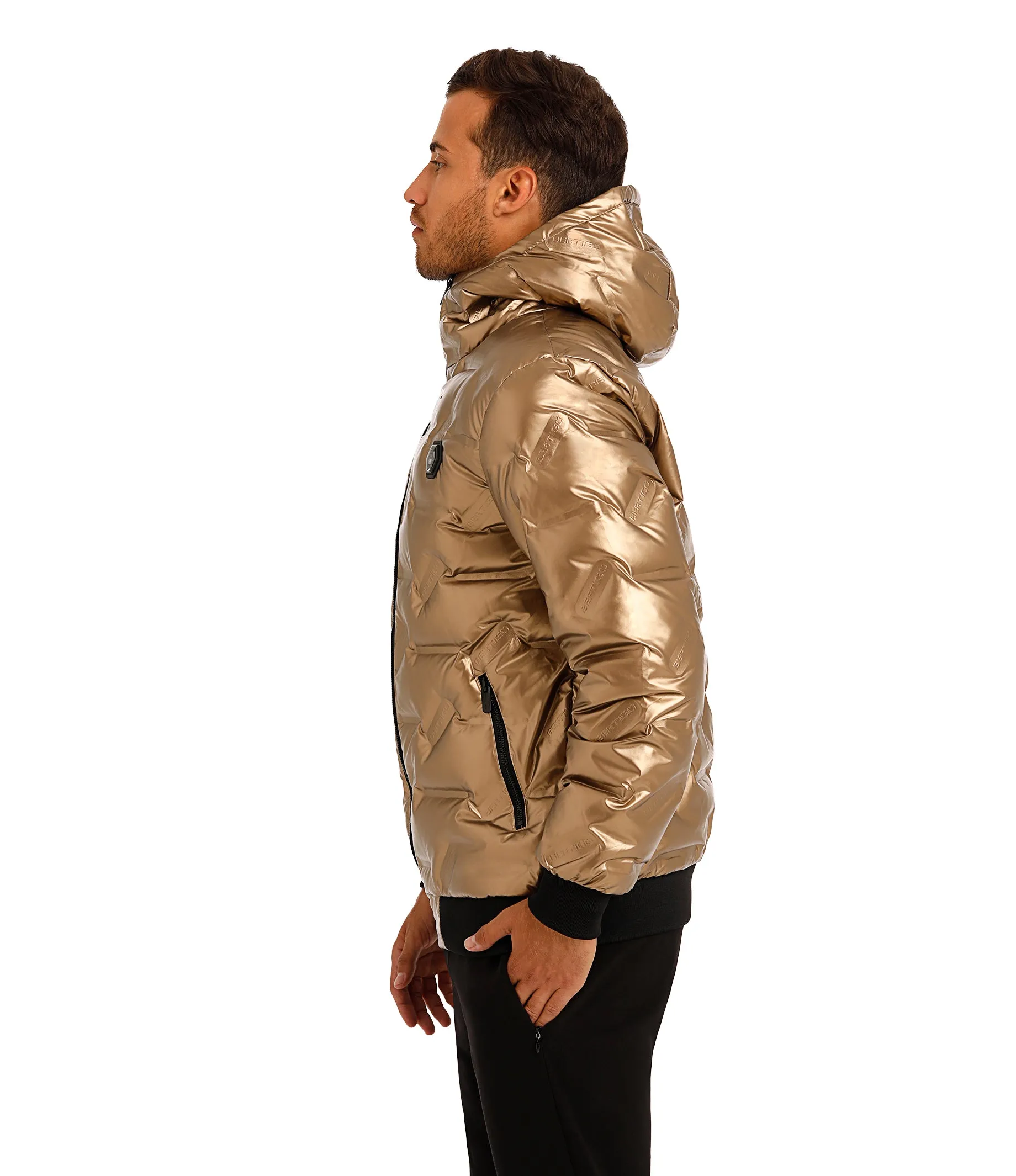 WOLF BRONZE DOWN FILLED COAT