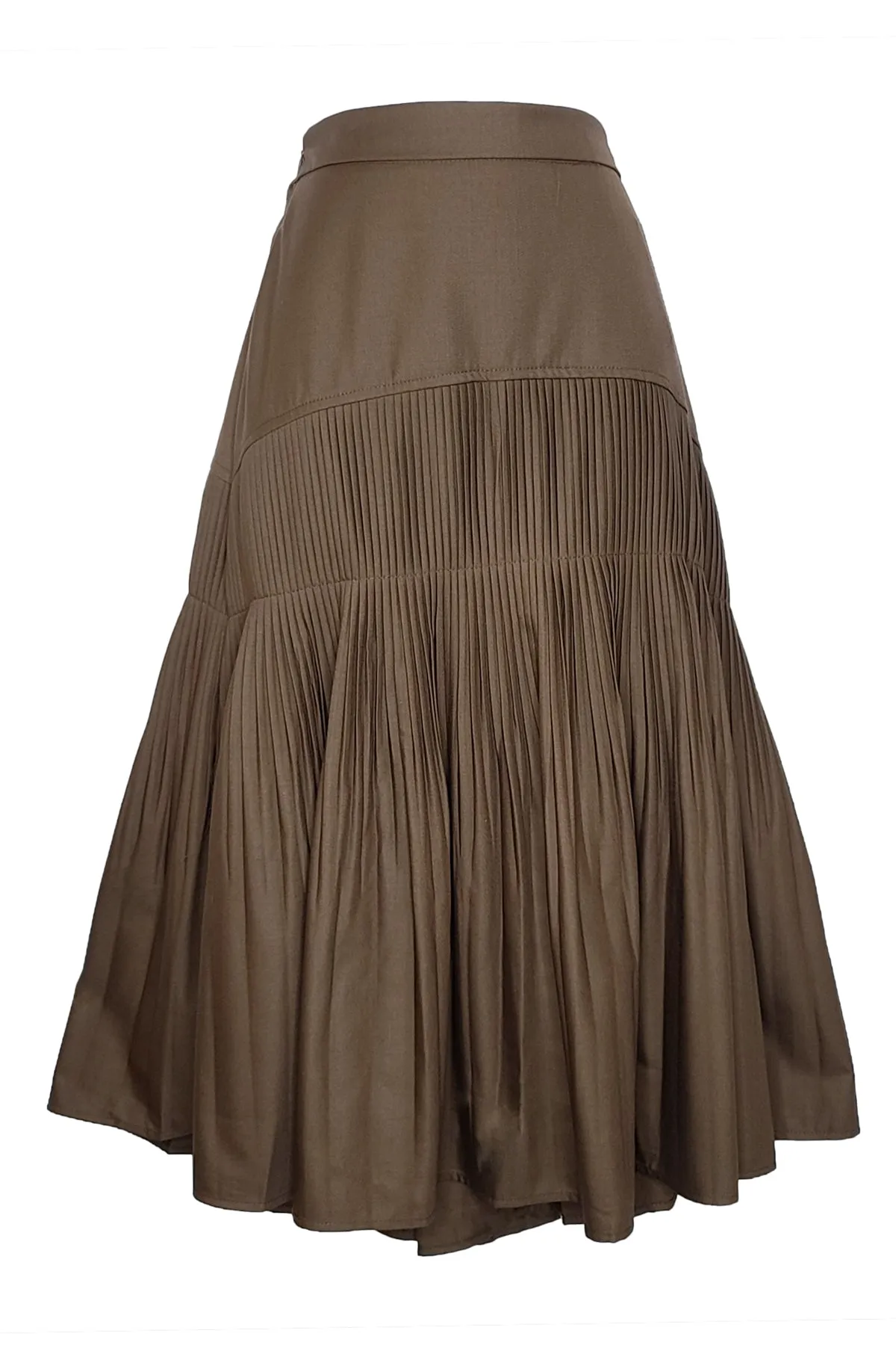 X7233 SKIRT (BLK, KHAKI)