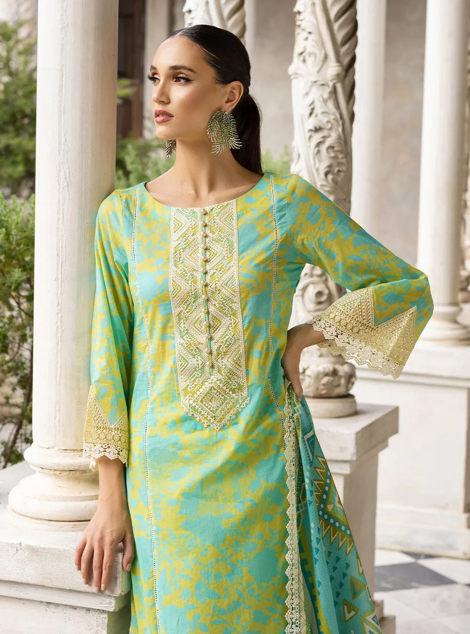 Zainab Chottani Tahra Lawn Collection  – Poppy-Zest 4B