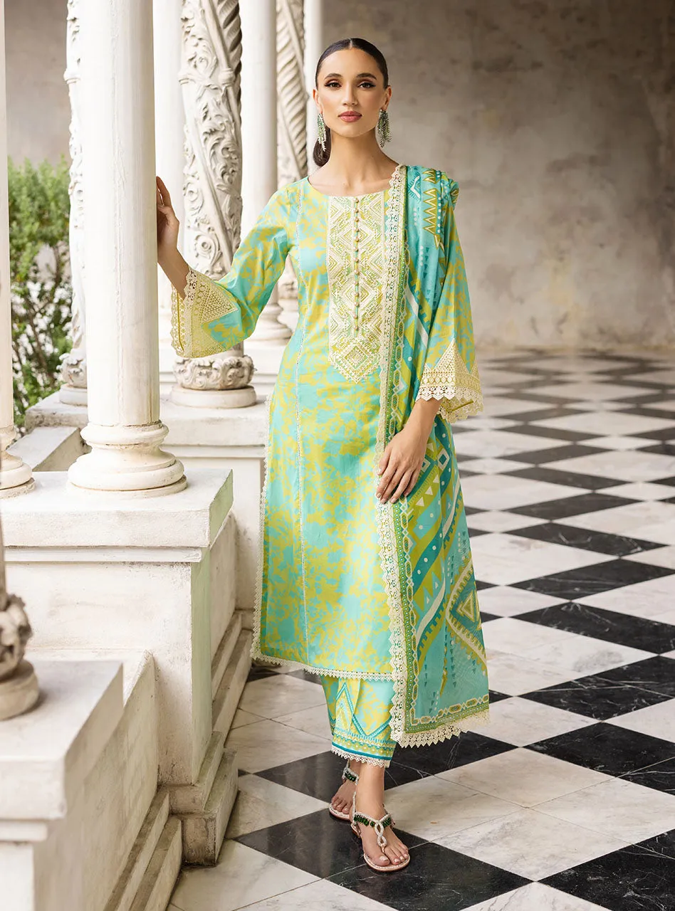 Zainab Chottani Tahra Lawn Collection  – Poppy-Zest 4B