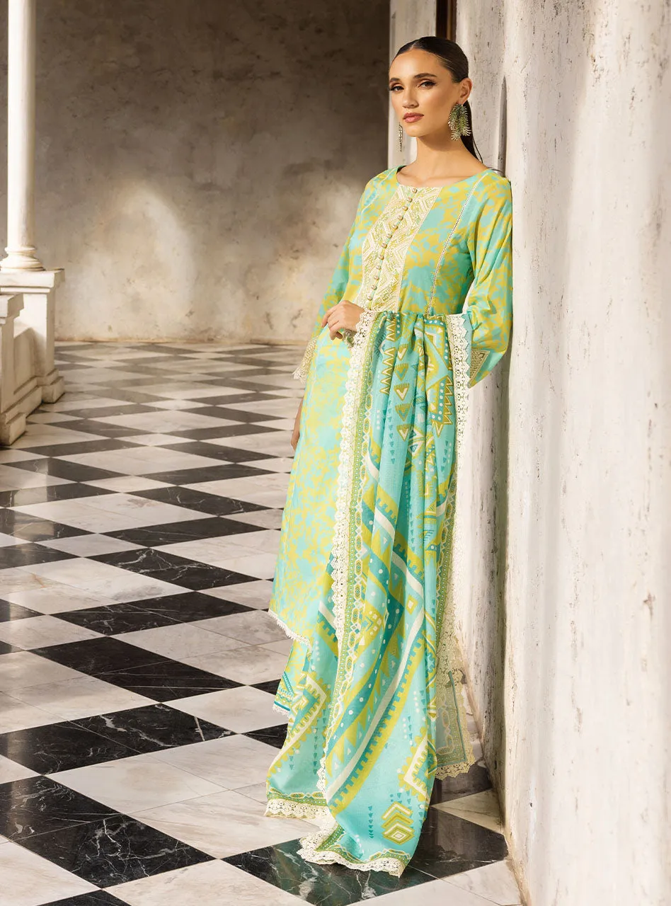 Zainab Chottani Tahra Lawn Collection  – Poppy-Zest 4B