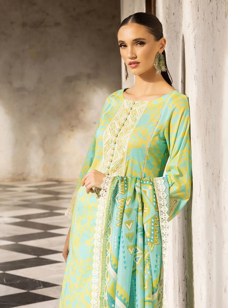 Zainab Chottani Tahra Lawn Collection  – Poppy-Zest 4B