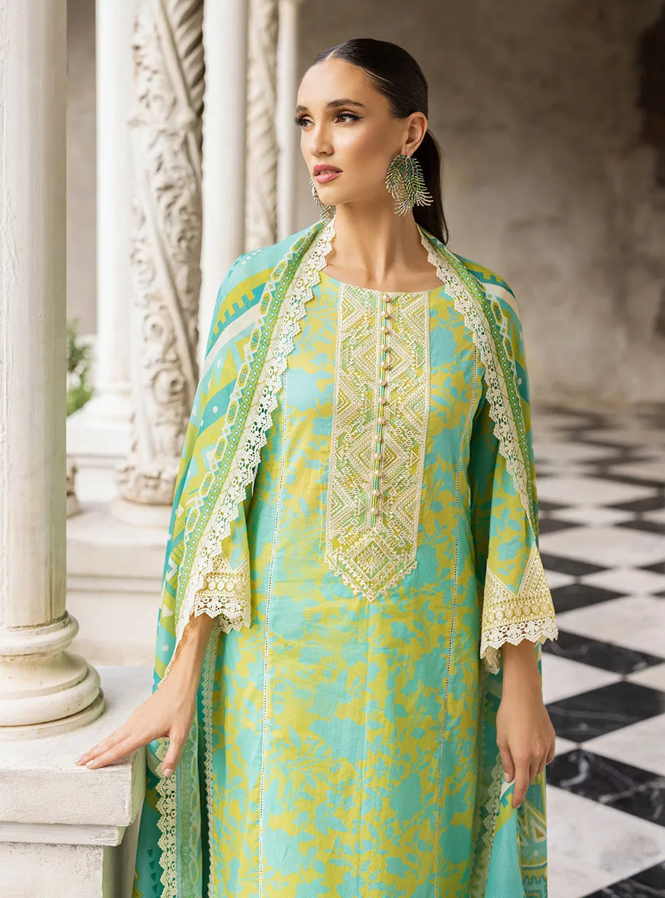 Zainab Chottani Tahra Lawn Collection  – Poppy-Zest 4B