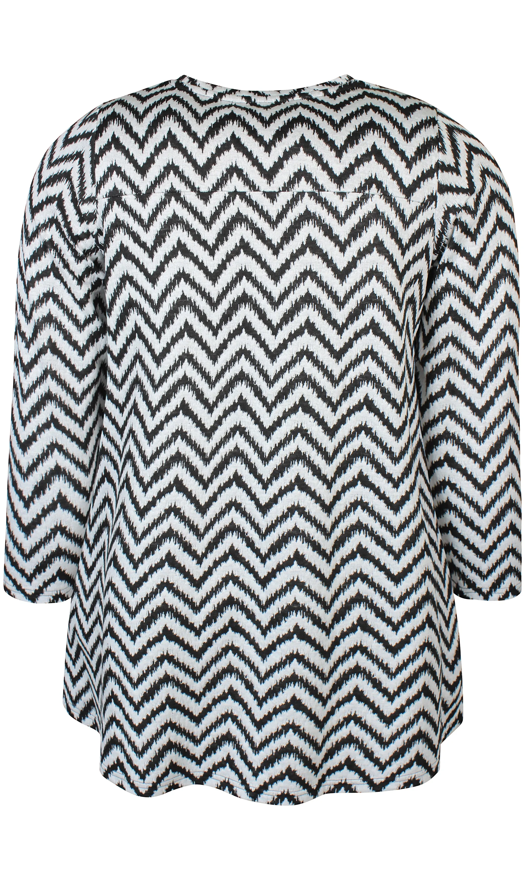 Zhenzi Baie Tunic in White and Black